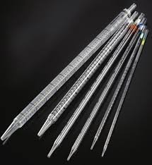 Serological Pipette: 1ml, 2ml 5ml, 10ml, 25ml, 50ml Capacity